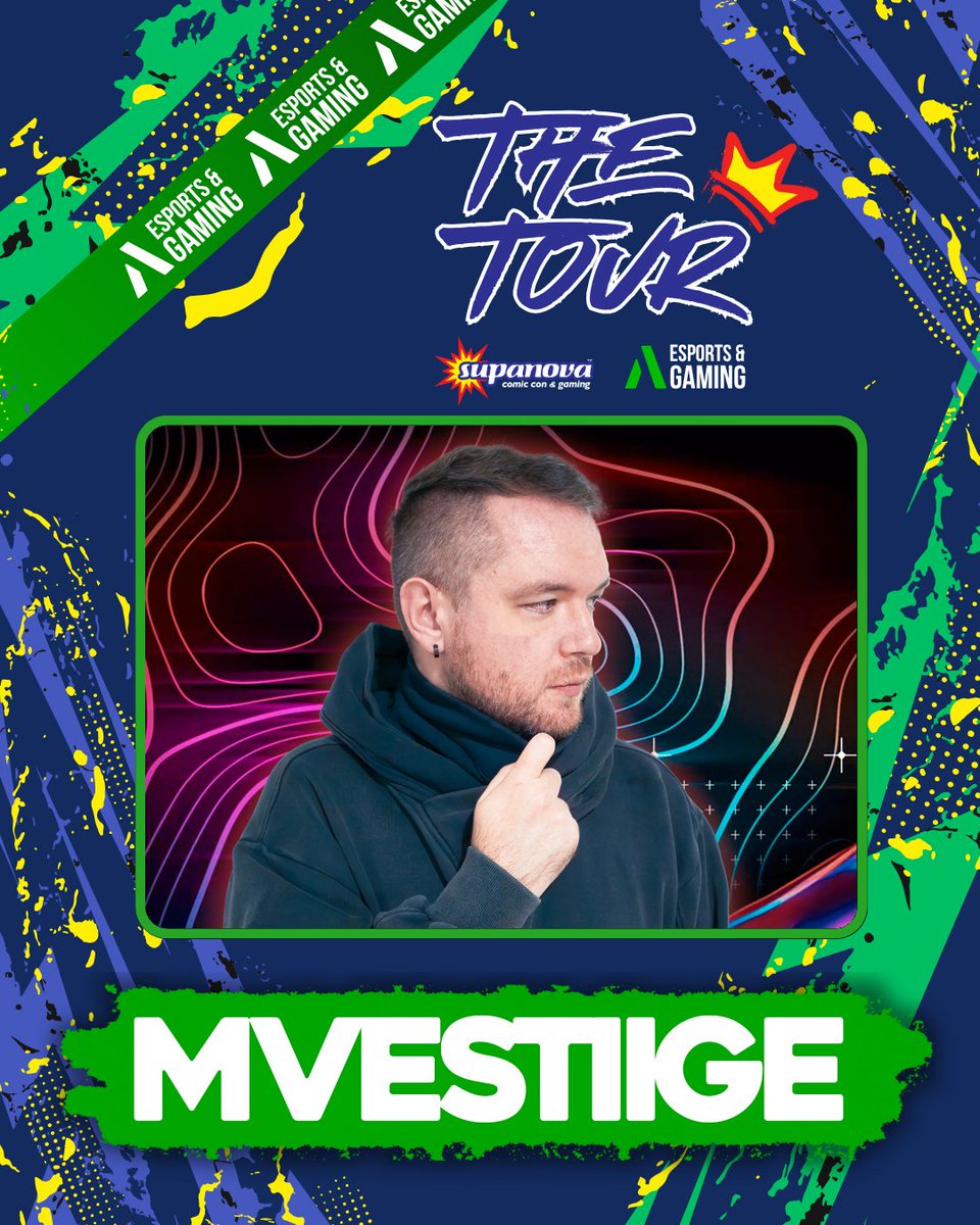 I'm stoked to announce I'll be attending <a href="/SupanovaExpo/">Supanova Comic Con & Gaming 💥</a> as a featured Content Creator for <a href="/OzEsportsGaming/">AUS Esports & Gaming</a> 🔥

Nab your passes at supa.fans/MVestiige and I'll see you there 👋

#Supanova #AusEsports #TheTour #TheTourPanel