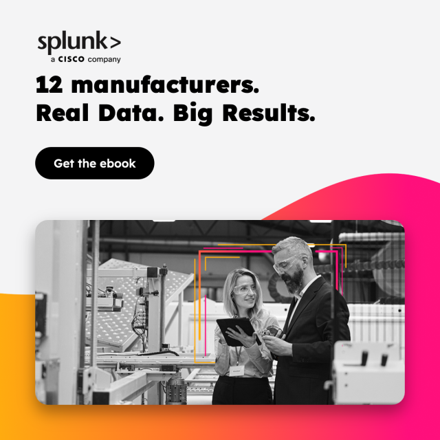 BouchetSeb's tweet photo. Downtime? Not on their watch. One manufacturer saved $4M/year with Splunk. 💥 Get the eBook with 12 real-world wins #SmartManufacturing #DigitalTransformation #OTSecurity https://t.co/7tzCsoVIVX https://t.co/niCBSFBX4k