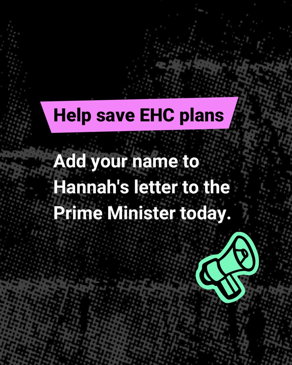Kids (@kidscharity) on Twitter photo URGENT: SIGN OUR OPEN LETTER TO KEIR STARMER
Hannah is a 19-year old disabled and autistic woman, and receiving an EHCP changed her life.
She’s joined forces with <a href="/DCPcampaign/">Disabled Children's Partnership</a> to call on Keir Starmer to save EHCPs. Will you join her? bit.ly/PMEHCP URGENT: SIGN OUR OPEN LETTER TO KEIR STARMER
Hannah is a 19-year old disabled and autistic woman, and receiving an EHCP changed her life.
She’s joined forces with <a href="/DCPcampaign/">Disabled Children's Partnership</a> to call on Keir Starmer to save EHCPs. Will you join her? bit.ly/PMEHCP