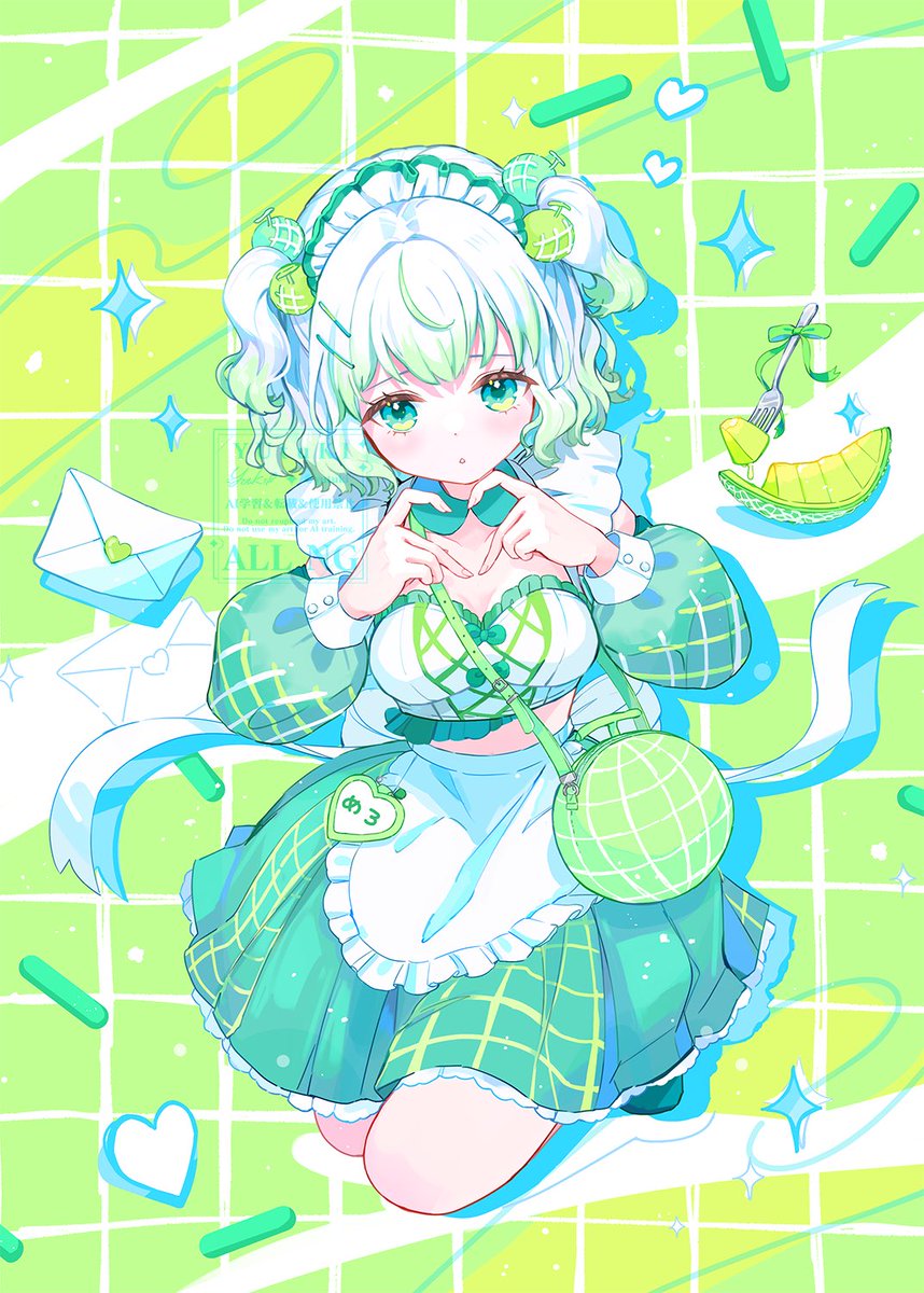 メロめろメイド🍈🤍#oc