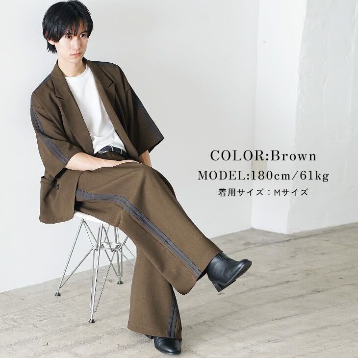 MinoriTY_ev's tweet photo. スポーツミックスってやりすぎると部屋着っぽくなるけど、
これはサイドライン入りのジャケットセットアップだから絶妙にカジュアルダウンできる。 https://t.co/FXolLYlHfq