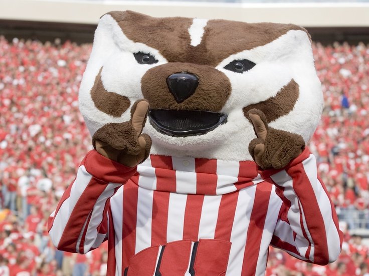 I want to wish a very happy national mascot day to the very best mascot in all of college sports.....
Buckingham U.  Badger. AKA, "Bucky"