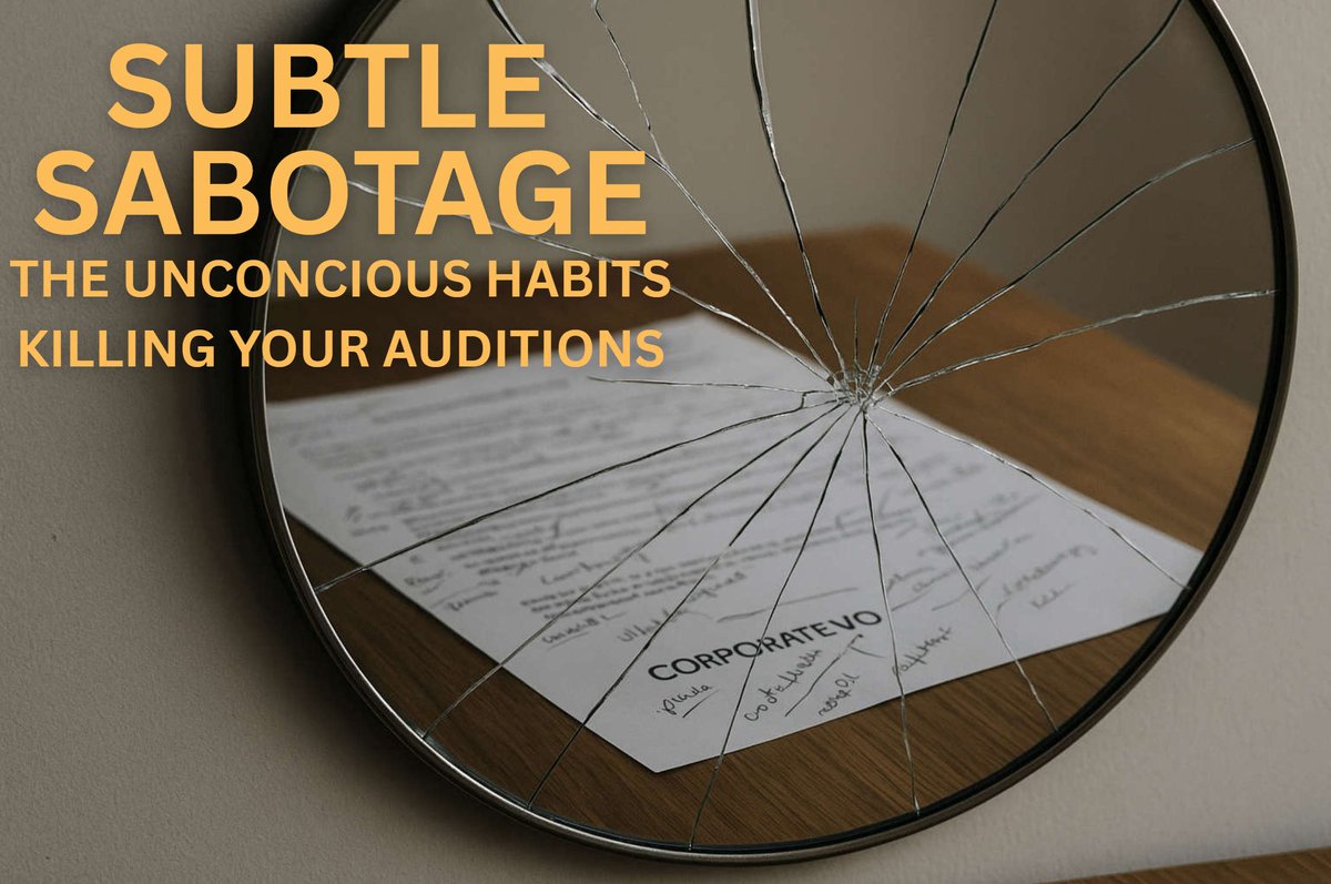 Is subtle sabotage ruining your voiceover auditions? Unlock the secrets to successful auditions and stop self-sabotage today! Join the conversation! Read more: wix.to/ATyVlJM #Voiceover #AuditionTips #VoiceActingCareer #voiceover auditions #wonderlandvo #bradshawvoice