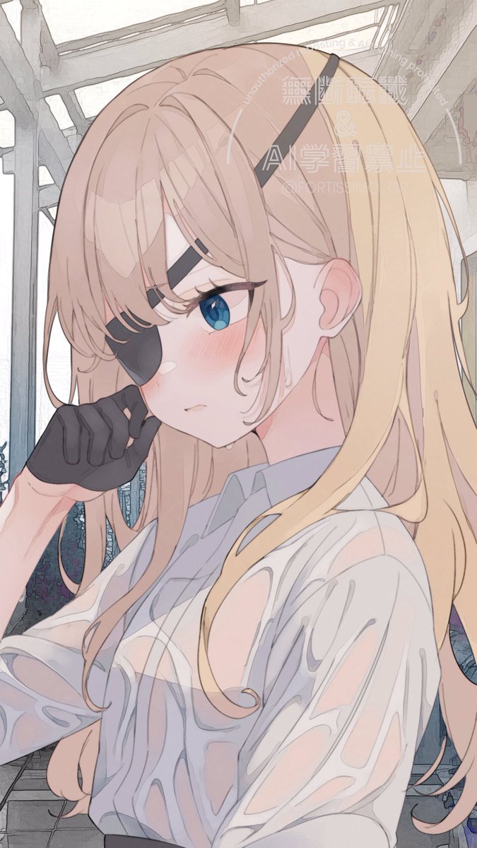 『その、すまぬが、あまり見ないでくれ、、、、、』

 #NIKKE  #NIKKEfanart