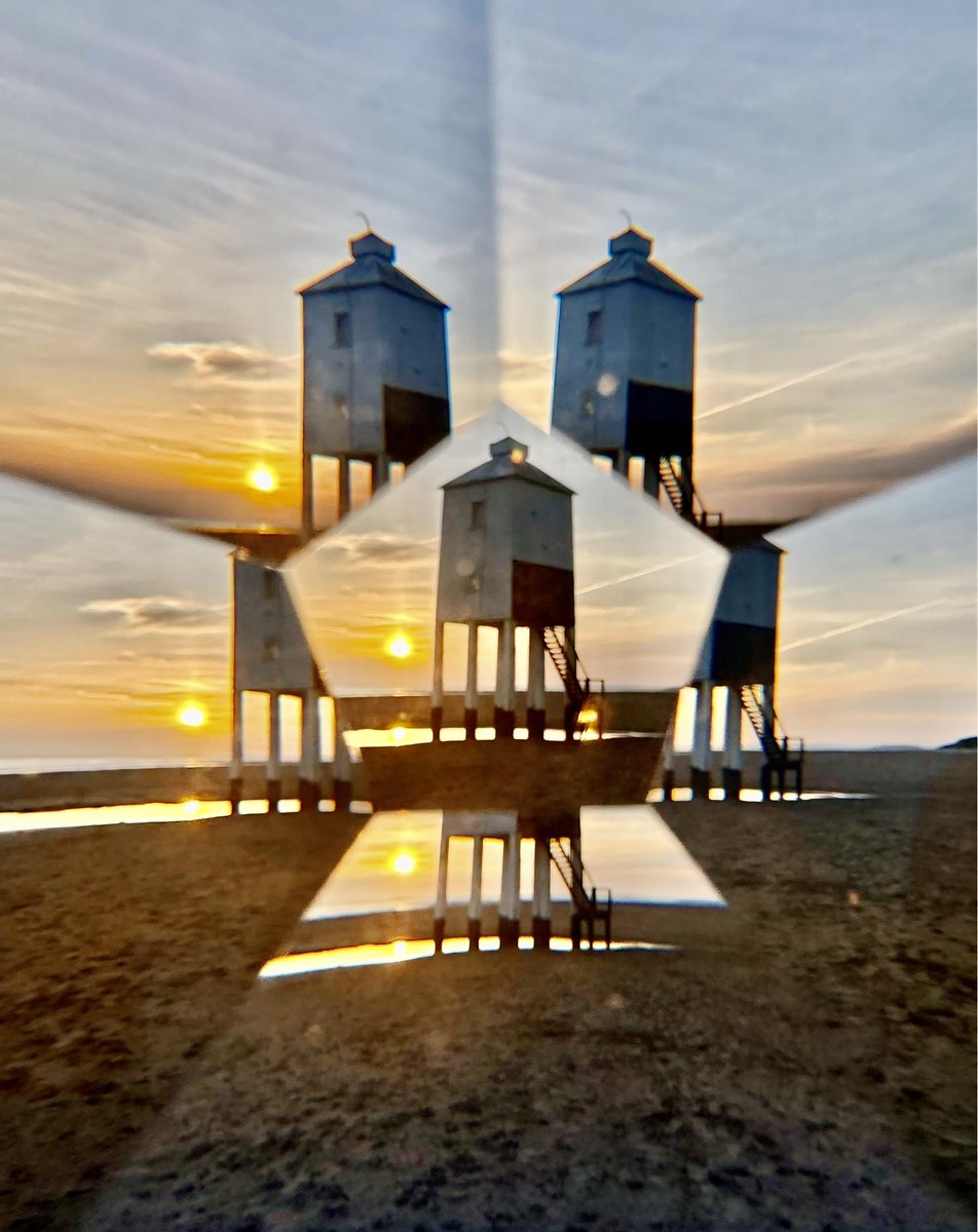Sunset at Low Lighthouse Burnham-On-Sea