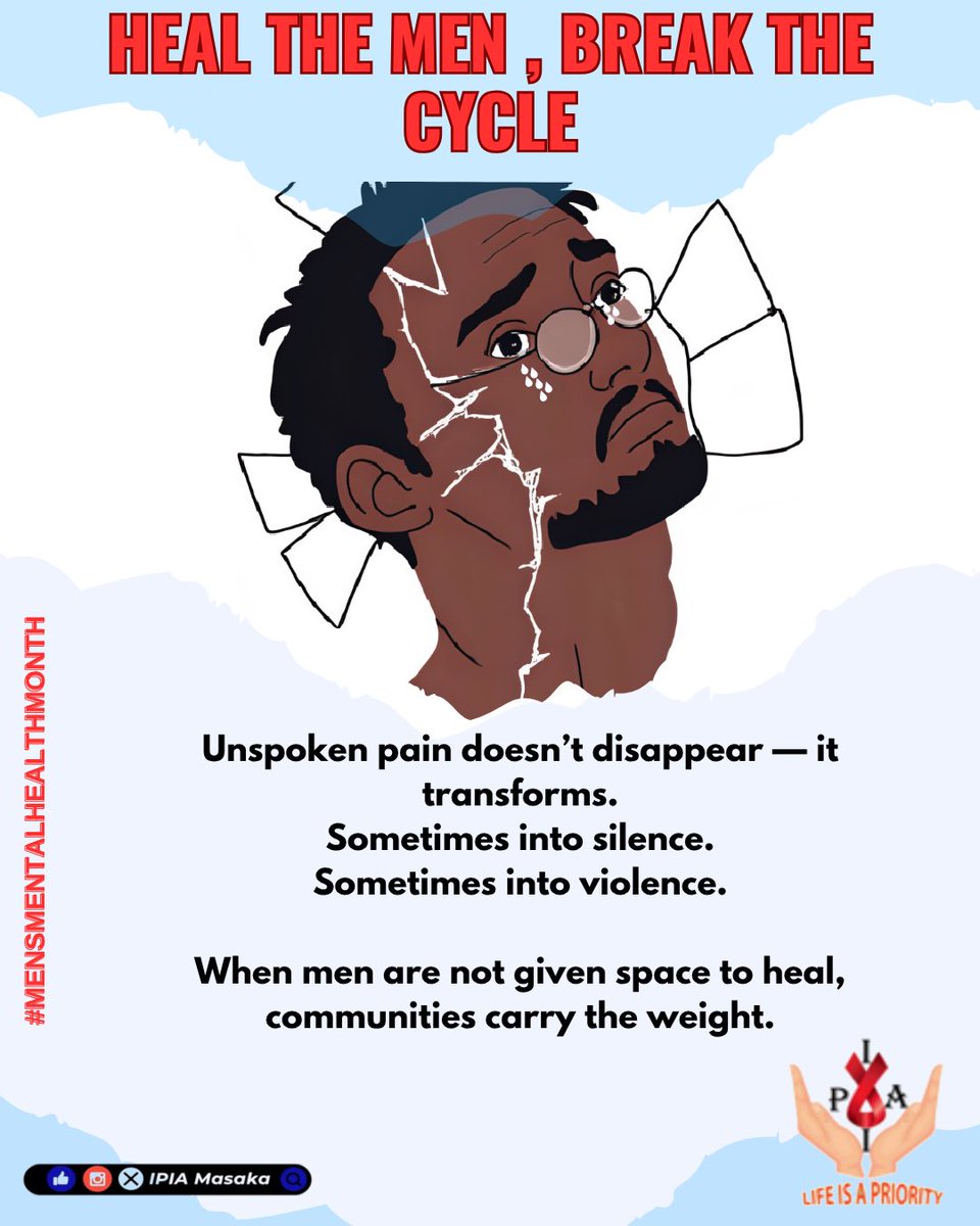 Men hurt too, but when that hurt has no voice, it often finds fists.
we’re starting a conversation many are afraid to have:
Unspoken pain fuels violence.
Unhealed men hurt others.
Healing men means protecting women.

Let’s talk about mental health not just as a personal struggle