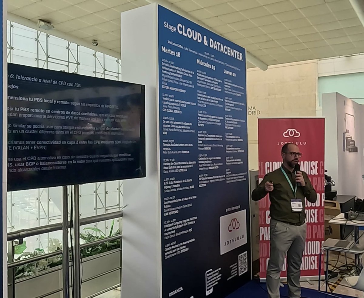 SOLTECSIS's tweet image. Hemos publicado en nuestro blog el contenido de la interesante charla que nuestro compañero Victor Rodríguez dio en la pasada edición del ASLAN:
soltecsis.com/charla-sobre-d…