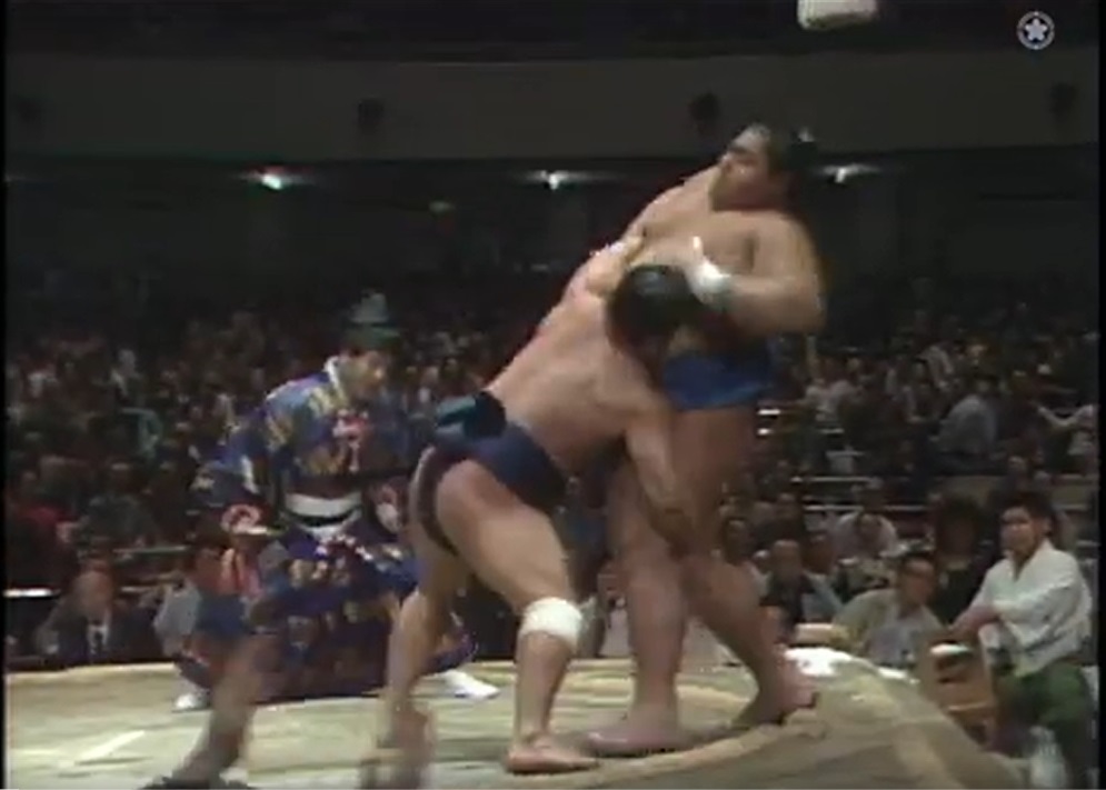アーカイブ場所】 昭和59年五月場所 九日目。 十両12枚目の高見山は
