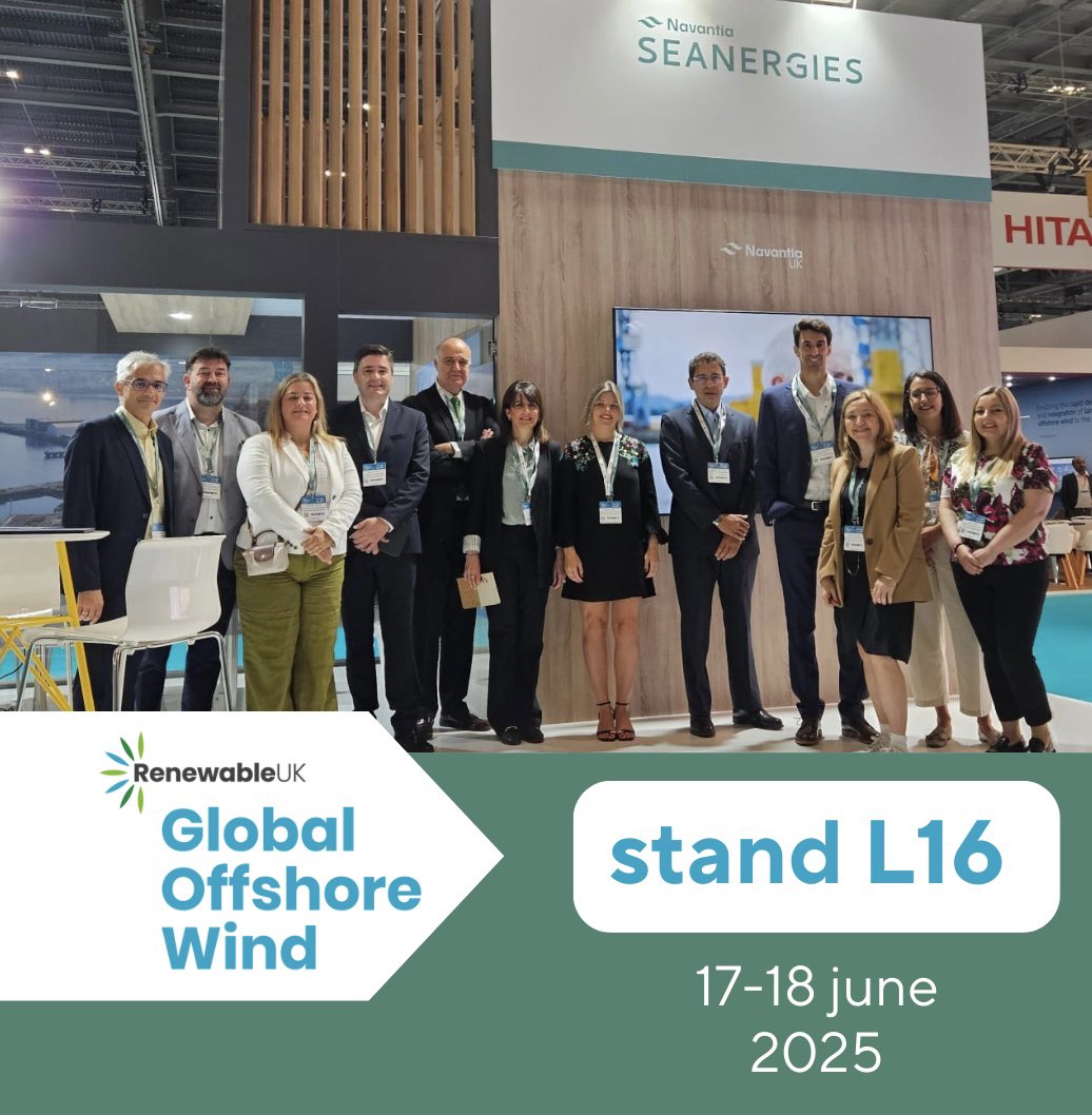 Navantia Seanergies (@nseanergies) on Twitter photo #GOW25 👏🏼🌍 We are ready to welcome you at #GOW2025 <a href="/RenewableUK/">RenewableUK</a> !
📍 𝗝𝗼𝗶𝗻 𝘂𝘀 𝗮𝘁 𝗦𝘁𝗮𝗻𝗱 𝗟𝟭𝟲 <a href="/NSeanergies/">Navantia Seanergies</a>
📅 17–18 June 2025
📌 ExCeL London, Royal Victoria Dock, #London
#NavantiaSeanergies #OffshoreWind #GreenEnergy #GOW25 👏🏼🌍 We are ready to welcome you at #GOW2025 <a href="/RenewableUK/">RenewableUK</a> !
📍 𝗝𝗼𝗶𝗻 𝘂𝘀 𝗮𝘁 𝗦𝘁𝗮𝗻𝗱 𝗟𝟭𝟲 <a href="/NSeanergies/">Navantia Seanergies</a>
📅 17–18 June 2025
📌 ExCeL London, Royal Victoria Dock, #London
#NavantiaSeanergies #OffshoreWind #GreenEnergy