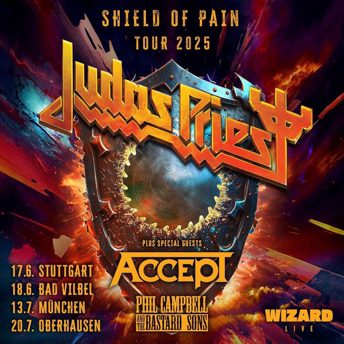 Tonight is the first of 4 shows in Germany with the mighty <a href="/judaspriest/">Judas Priest</a> &amp; <a href="/accepttheband/">Accept</a> 🤘🏻
