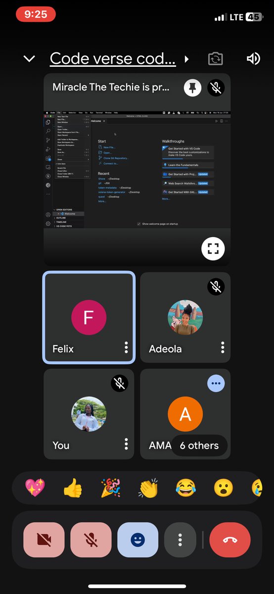 CodeverseA's tweet image. Just wrapped up our 1st coding class with @Earinenes & @ATechieAndMore! 💻 Students had an interactive blast & learned tons! 🎉 Don't miss out! Join our FREE next class on Friday! 📚💻 #coding #buildinpublic #freelance 
Follow this handle  to get more updates.