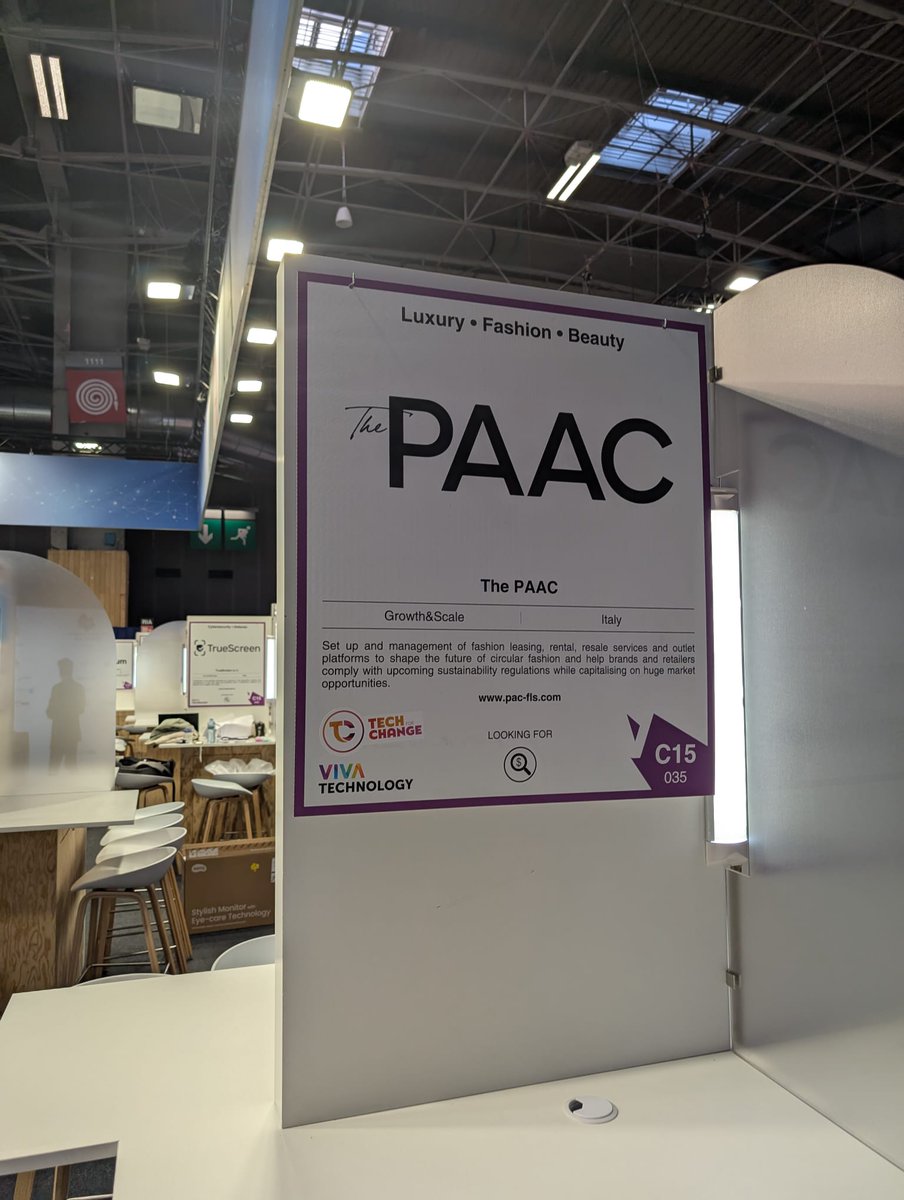 #ThePaac è stata protagonista al #vivatech2025. Guidata dal CEO Alessandro Franzese, e supportata da 012factory, sta rivoluzionando il mondo della moda con servizi #whitelabel di outlet, noleggio, #preloved e #leasing per i brand del #fashion, con soluzioni sostenibili e concrete
