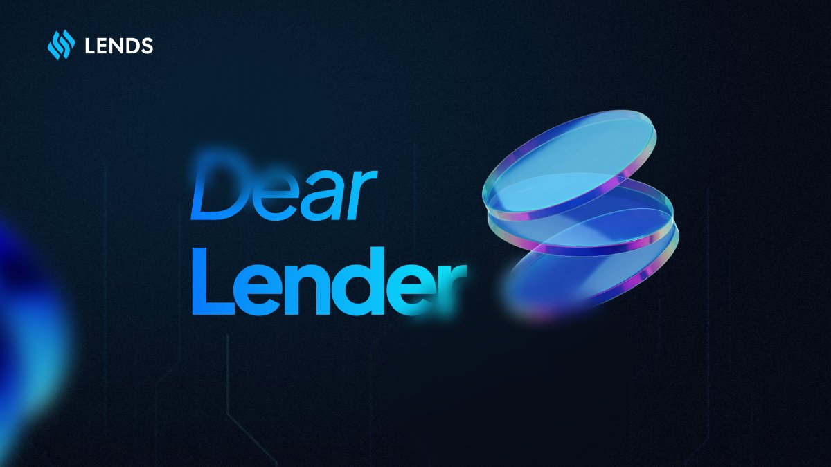 gm

Tuesday’s feeling like a good day to earn passive yield

Create a lending pool before your first meeting.

📍: app.lends.so/p2p