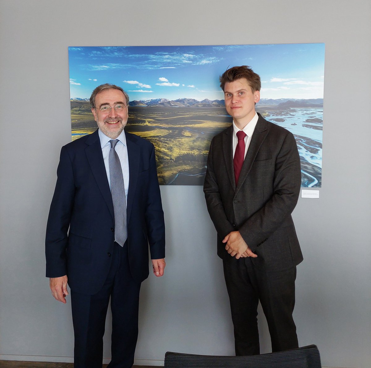 Stefano Nicoletti (@nicolettistef63) on Twitter photo Very productive meeting yesterday in #Reykjavik with the new Icelandic Minister of the Environment, Energy and Climate <a href="/JPJohannsson/">Jóhann Páll</a>. We discussed the implementation of the Memorandum of Understanding on collaborations in the field of #geothermalenergy signed last October between Very productive meeting yesterday in #Reykjavik with the new Icelandic Minister of the Environment, Energy and Climate <a href="/JPJohannsson/">Jóhann Páll</a>. We discussed the implementation of the Memorandum of Understanding on collaborations in the field of #geothermalenergy signed last October between