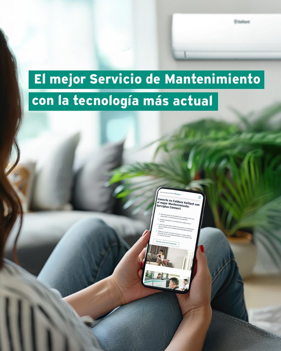 📊Controla tu gasto en energía. Cuida tu bienestar.
Con Serviplus Connect podrás:

✅ Ver el estado de tu caldera
✅ Controlar tu consumo
✅ Recibir recomendaciones personalizadas

Más confort, eficiencia y tranquilidad.

👉 Descubre todo lo que te ofrece Serviplus Connect: