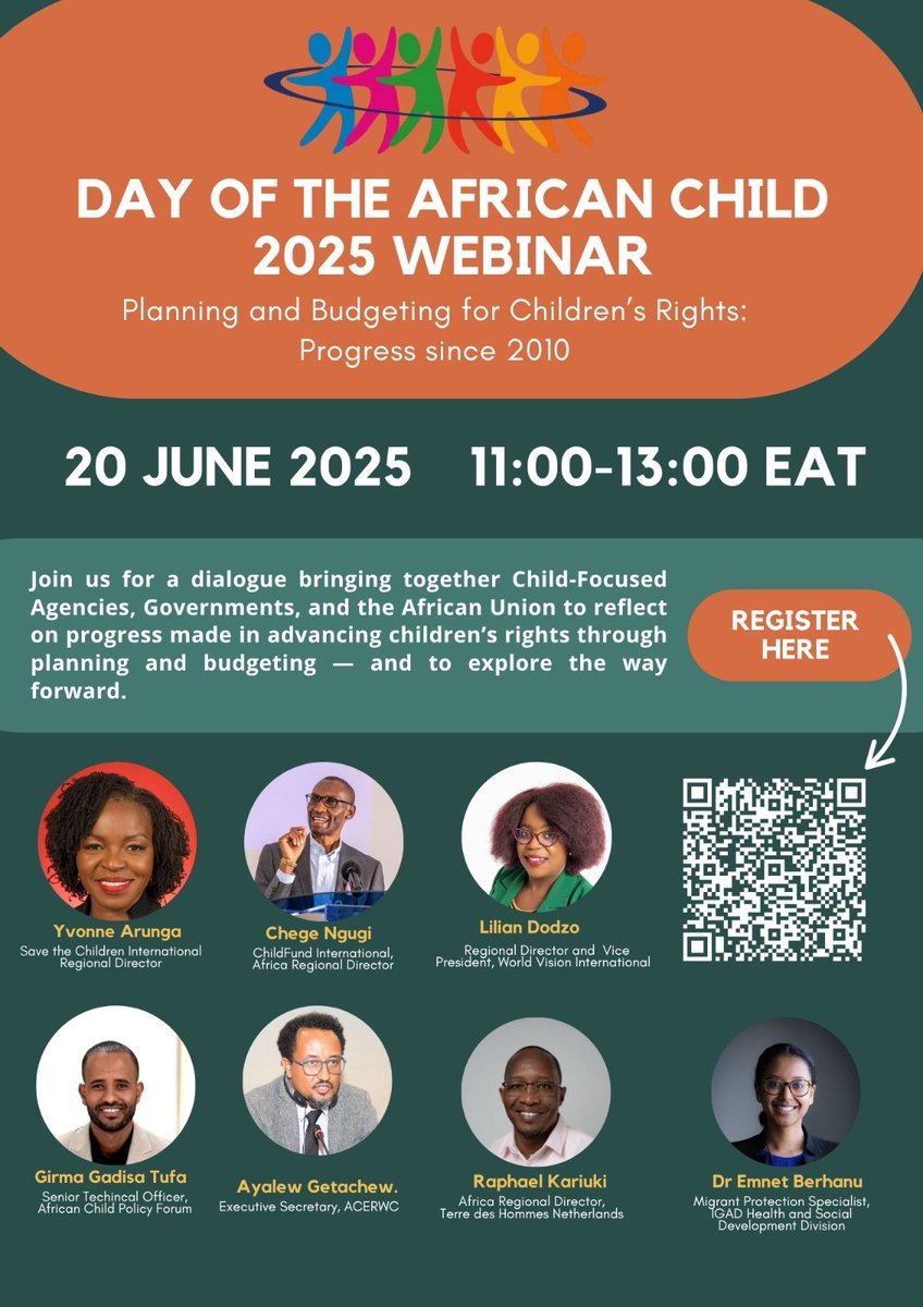 Join us on June 20th as we come together for a special webinar, “Planning and Budgeting for Children’s Rights: Progress since 2010” — a moment to reflect, celebrate progress, and renew our commitment to children across East and southern Africa to mark #DayOfTheAfricanChild2025!