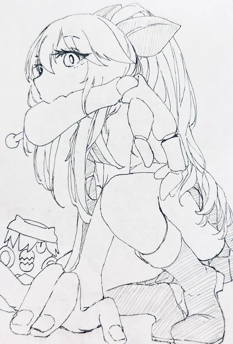 どうも絵師腕喰いです
#ねこのらくがき 