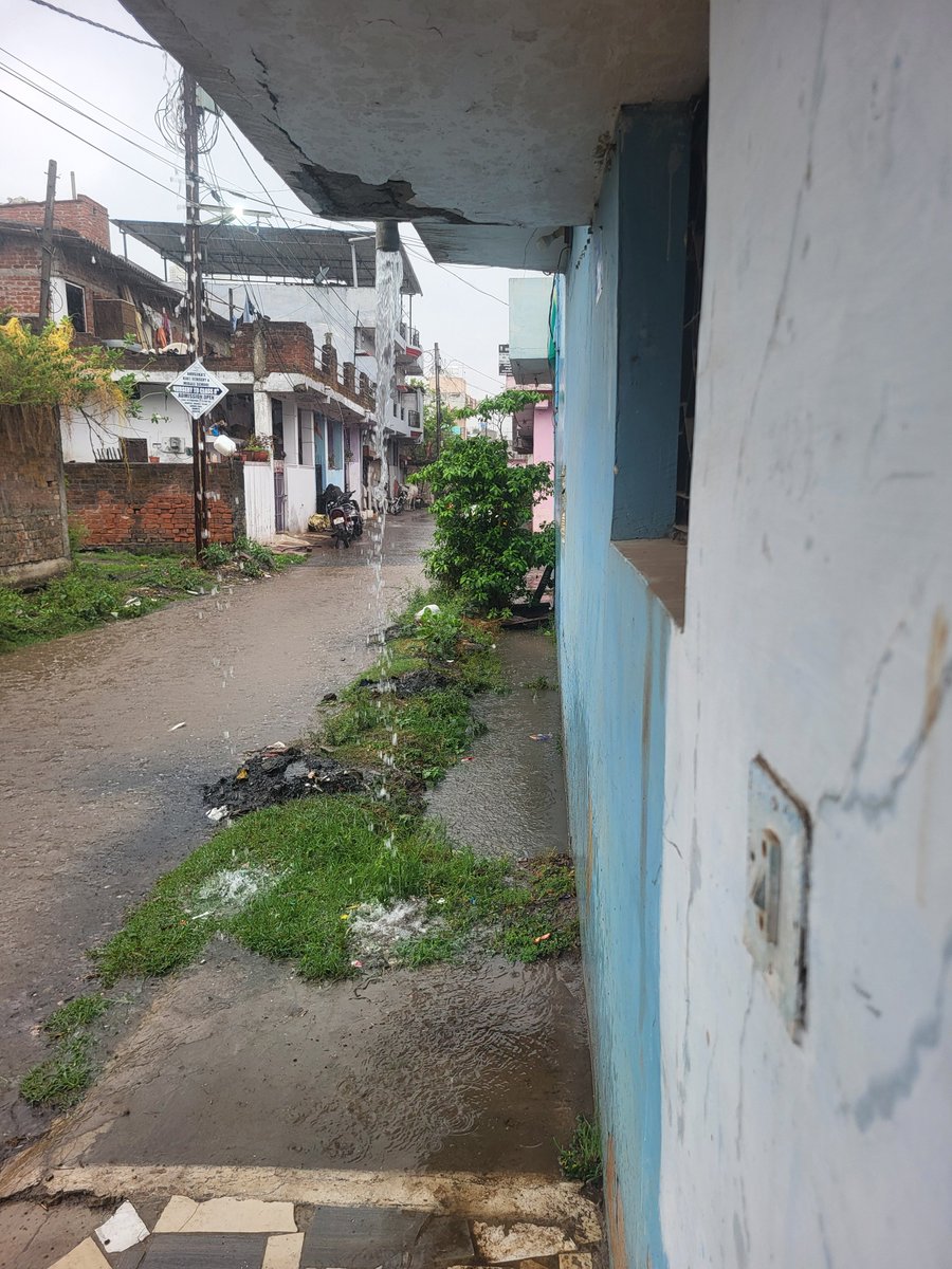 MaskeAshay's tweet photo. @JagatAnnu Even after 90% of claimed sewage cleaning many areas of #jabalpur face water flooding and drainage issues. Complaints are unheard and ignored by the officials. Scenes from Ward 73 where no cleaning work is done. @JagatAnnu @JabalpurMunici1 @mayorjabalpur https://t.co/qoZdXfJTS7
