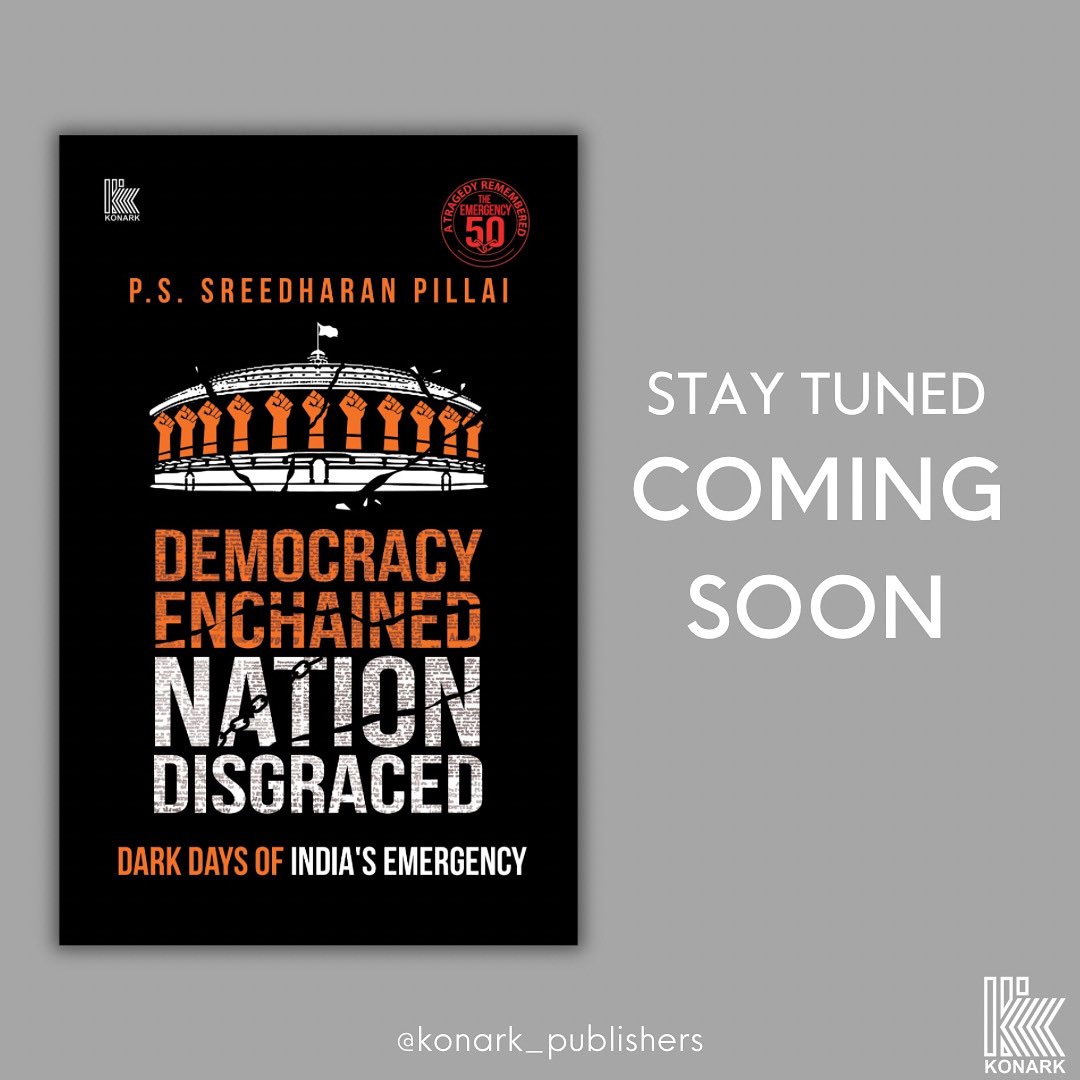 🔴 Coming Soon!
📘 Democracy Enchained, Nation Disgraced
Marking 50 years of The Emergency, this powerful book unveils the darkest chapter in India’s democracy, a time when voices were silenced, rights were crushed, and the nation was shackled.Stay tuned. Pre-orders opening soon
