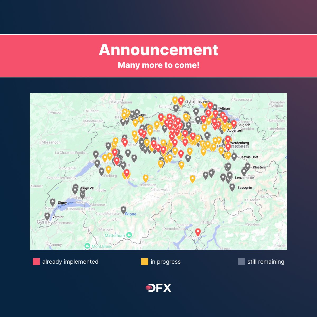 🎉 We're excited to share that 30 new SPAR stores across Switzerland and Liechtenstein are now LIVE!  

These SPAR locations are one of the first SPAR supermarkets in the region where you can pay directly at the checkout using Bitcoin via LNURL or USDT via Ethereum and Polygon,