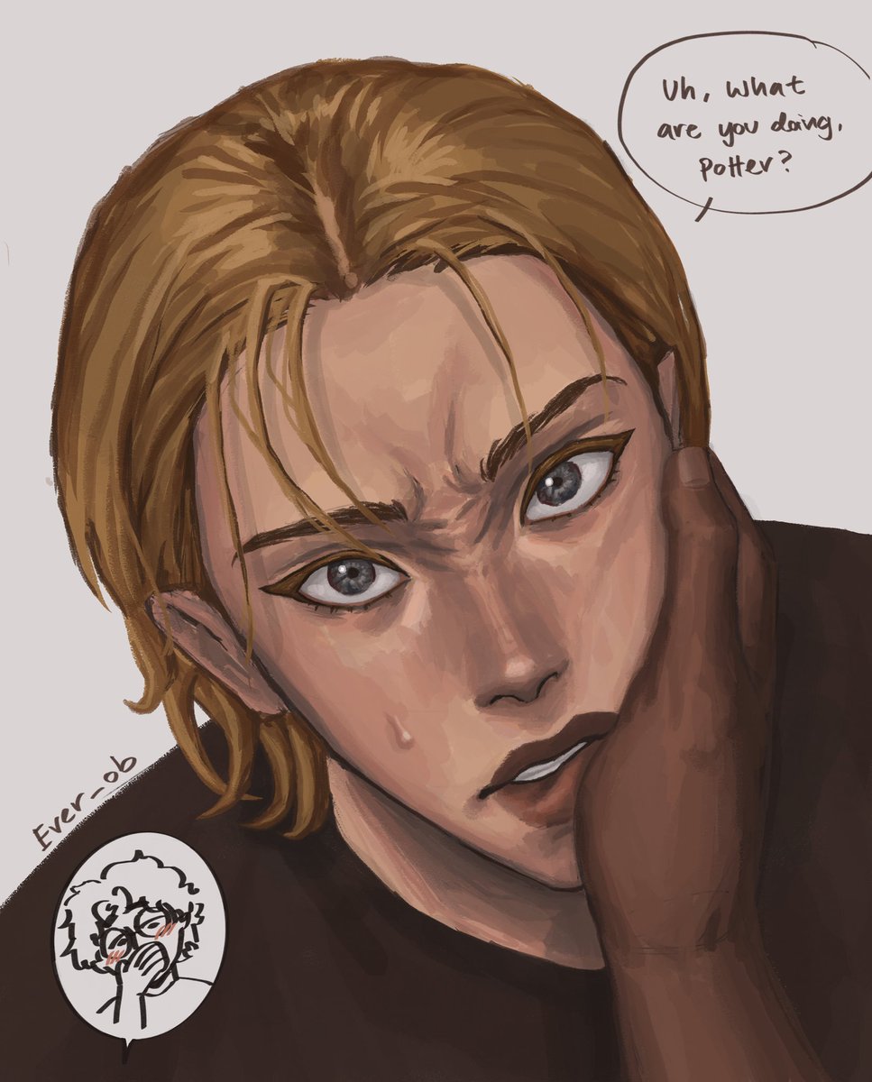 obessed_01's tweet image. Damn, what a view.
#fanart #drarry #DracoMalfoy #HarryPotter