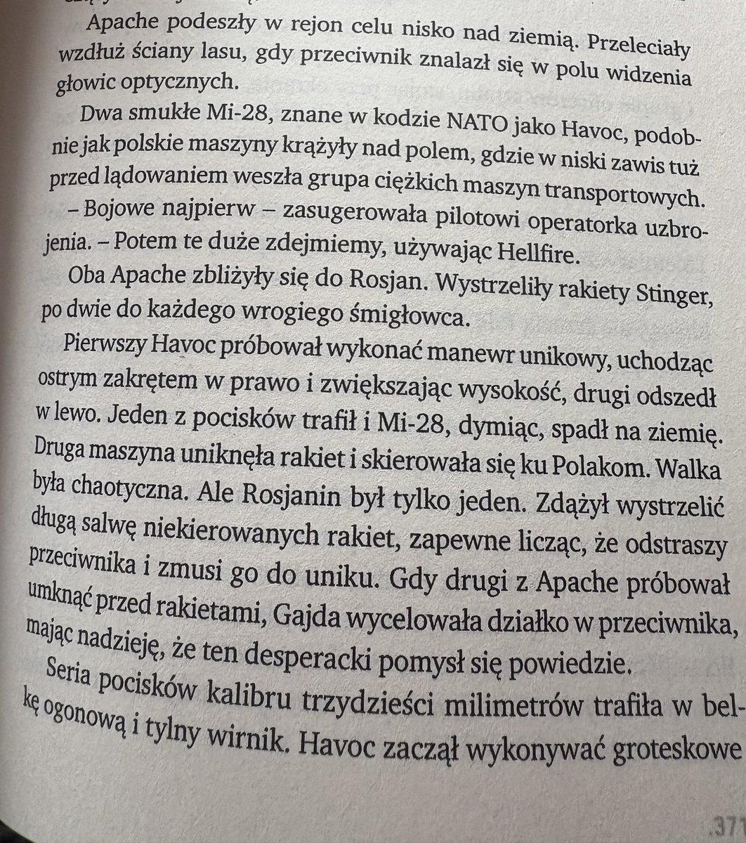 Apacze przyleciały? Znam temat ;)
(Niewiele scen było tak fajnych do napisania jak AH-64 strącające Mi-28 ;) )