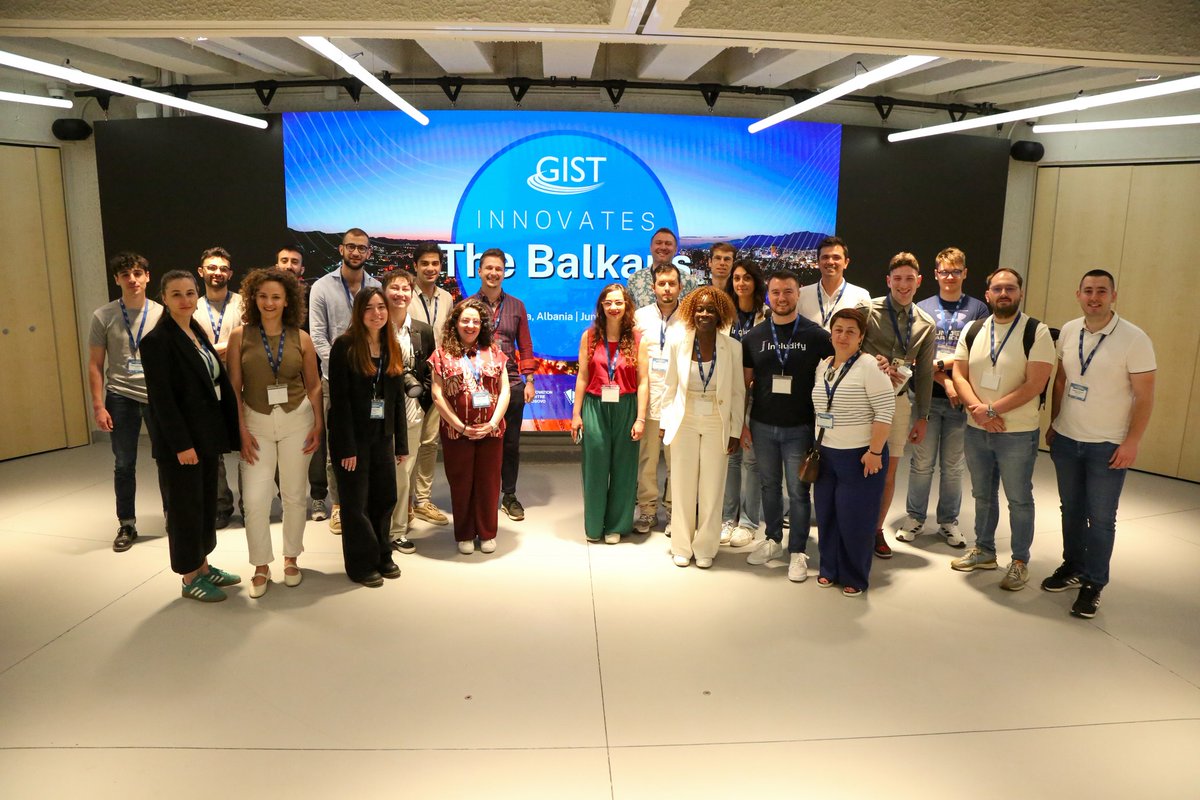 Çaste 📸 nga edicioni 3 i GIST Innovate the Balkans, mbajtur në Tiranë nga 2-5 Qershor. Program i zbatuar në bashkëpunim dhe mbështetje të GIST Net &amp; Arizona State University.