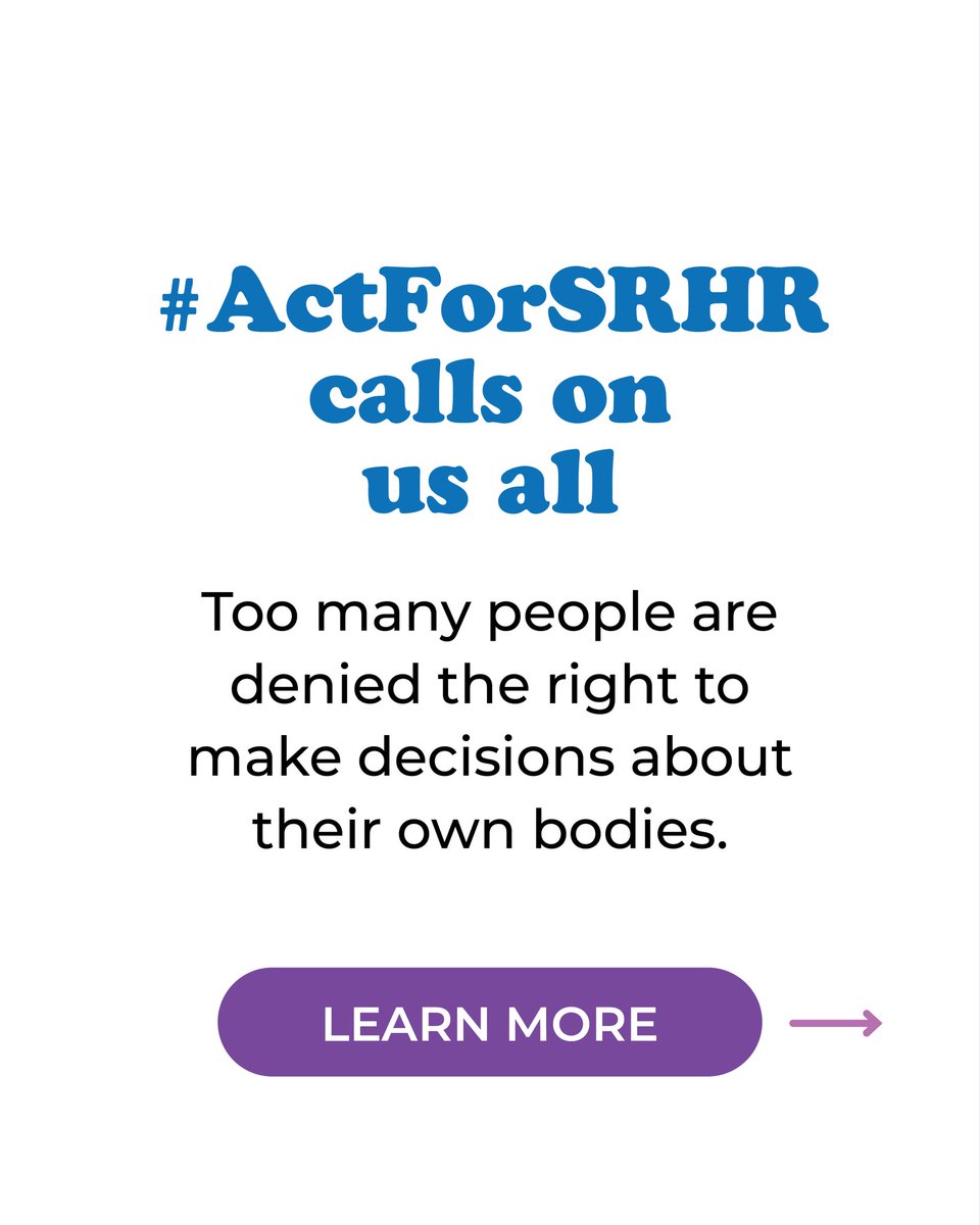 STFUganda's tweet image. SRHR is not a privilege. It’s a RIGHT.
Let’s act for change — together.
#ActForSRHR #VoicesForSRHR #SRHR4All #SRHRinAfrica