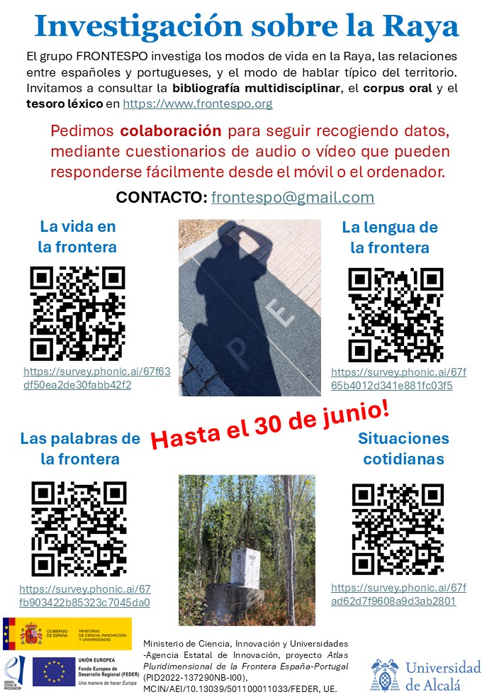 Hemos  recibido algunas respuestas (¡gracias a las entradas de ayer desde La  Codosera!), pero muchas menos de las que esperábamos, y quedan menos de  dos semanas para el cierre de la campaña. Agradecemos toda la difusión  posible. frontespo.org/blog