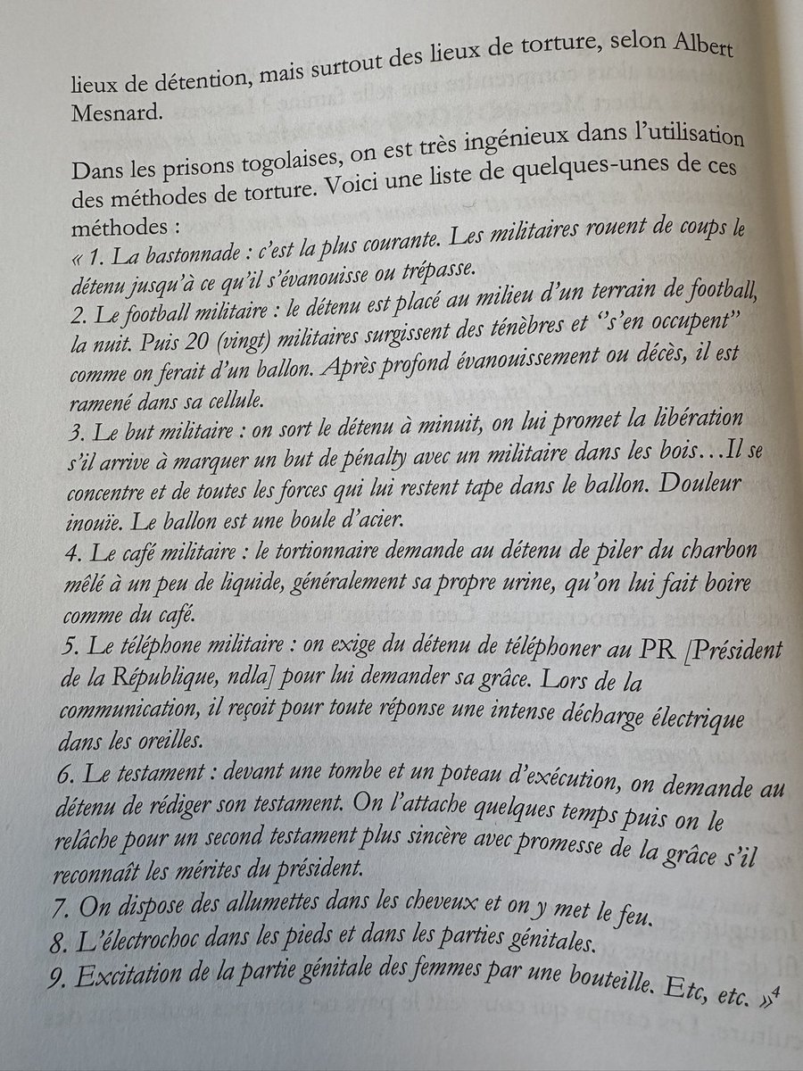 Elanelaws's tweet photo. À chacun son exemplaire. 
Ces exemples de torture vous parlent ? 
Il faut que ça cesse.
#FreeTogo https://t.co/qlmcs9sAqq