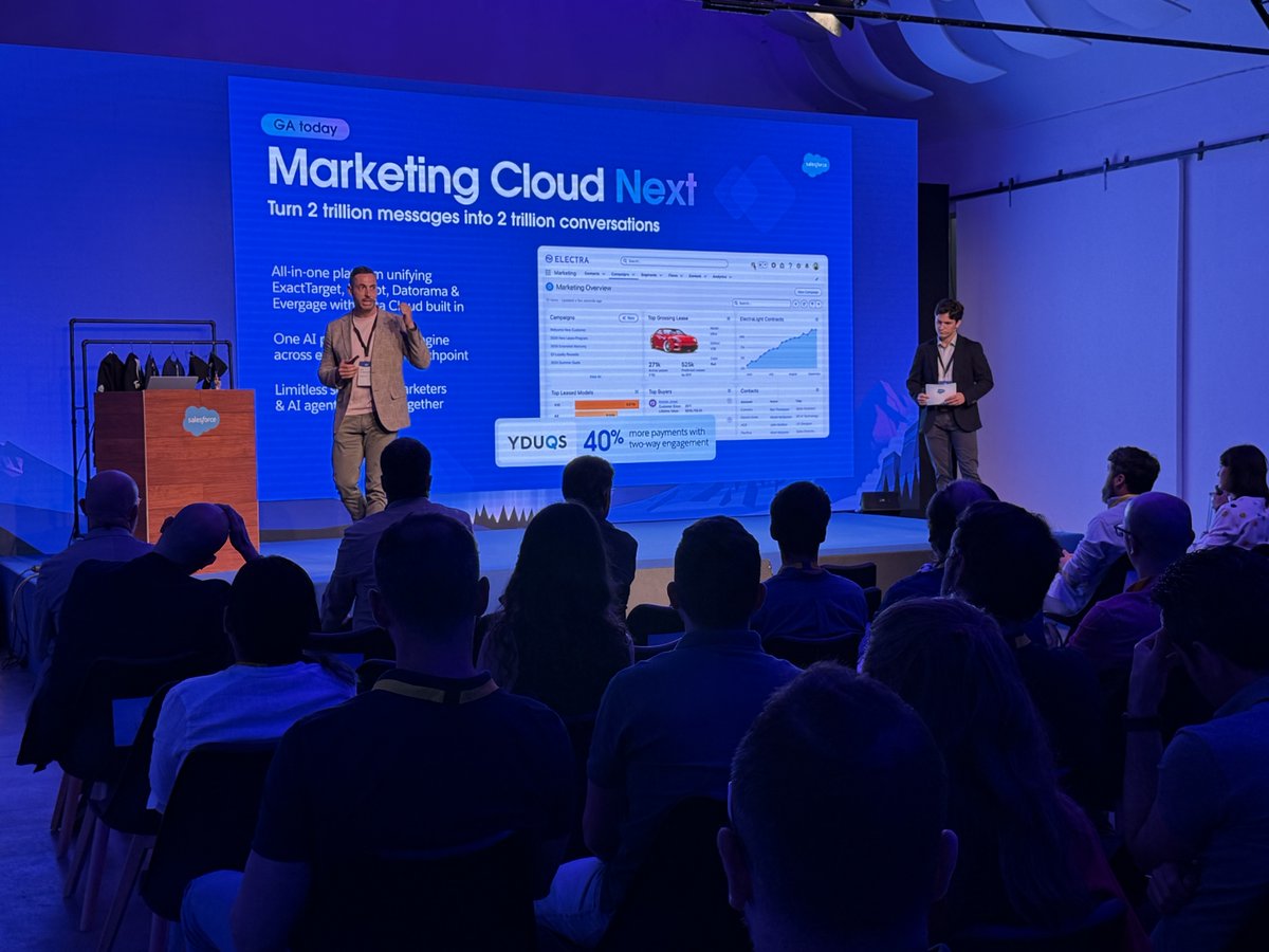 Arrancamos "Marketing &amp; Commerce y Agentforce Digital Summit Madrid" donde vamos a desgranar todas las novedades de "Chicago Connection" en Marketing y Commerce Cloud ¡Se presenta un día apasionantes!

#AgentforceDigitalSummit #MarketingCloud #CommerceCloud #IA #Agentforce