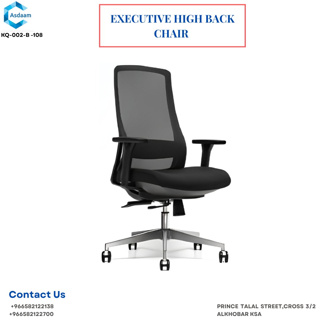 Asdaam12024's tweet image. ASDAAM HIGH BACK CHAIR – COMMAND YOUR SPACE LIKE A TRUE BOSS! 🚀
📍 SHOWROOM: Khobar, Saudi Arabia
📞 CALL NOW: +966582122138 /+966582122700
#SitLikeABoss #ASDAAM #LuxuryOfficeChair #HighBackChair #EliteComfort #KhobarBusiness #SaudiMade #BULK #ONLINE