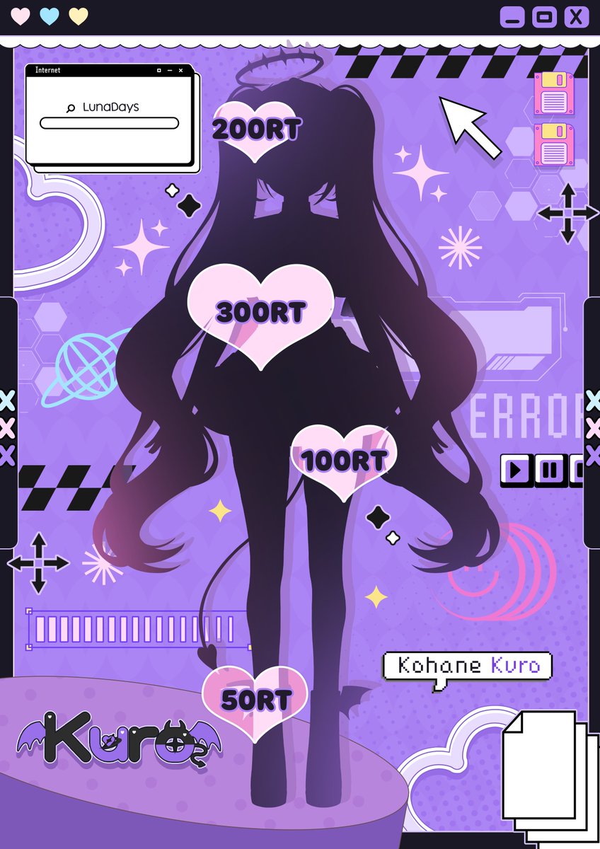 #루나데이즈 #RT이벤트 
『 내가 좋아하는 건 달달한 거랑, 너! 』

📅2025년 8월, 치지직 · 유튜브 동시 데뷔!
#루나데이즈 소속 아이즈키 ‘코하네 쿠로’

#RT+#Follow 시,
100RT-햄버거 세트 1명
300RT-배민 쿠폰 2만원 2명
목표 달성 후 100RT당 → 투썸 기프티콘 무한 추첨!

#Vtuber #버튜버