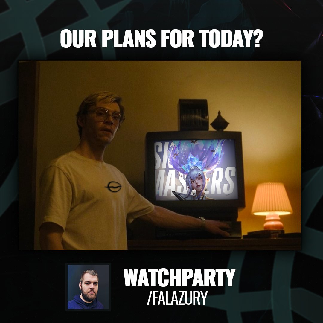 Plans for today are clear ✅
<a href="/SkymastersPro/">Sky Masters</a> semifinals at 15:00 🕒🔥

Come cheer for us at the watch party with <a href="/Falazury/">Falazury</a>  🎉 or on the official broadcast:
🎮 twitch.tv/skymastersespo…
🎥 twitch.tv/falazury