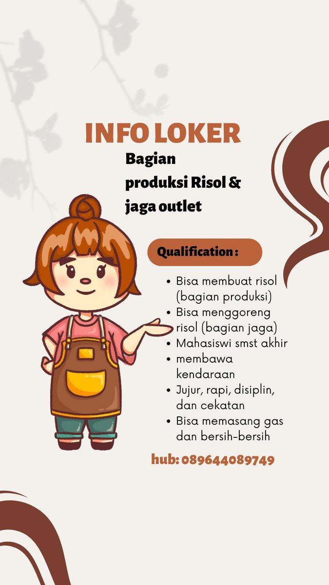 bisnisyukzz's tweet photo. @unicelounge Nitip kak aku juga ada loker jaga stand risol, butuh secepatnya https://t.co/fAgCpRT52y https://t.co/VlmvoUN9aM