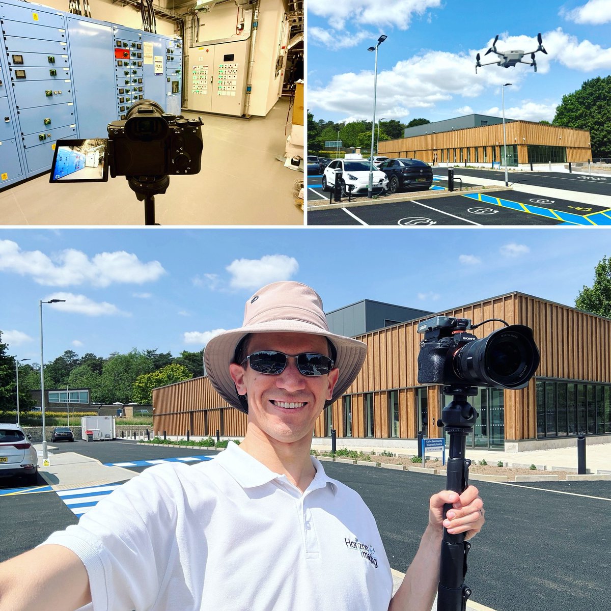 📷 Yesterday we were taking completion imagery of a new hospital building in #Corby #Northamptonshire, for the M&amp;E contractor who worked on the project, and who have sent us to a number of their sites in the past — the weather was perfect!  😎☀️

#bts #drone #construction