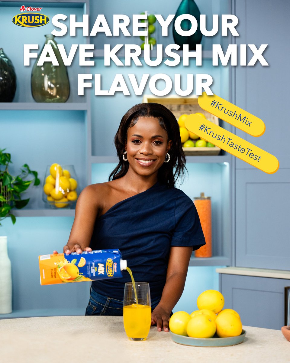 Clover Krush (@cloverkrush) on Twitter photo Still sipping?
Enter now and you could win 1000 CASH!β Show us your favourite Clover Krush MIX flavour and you could win big! πΈβ
Tag <a href="/CloverKrush/">Clover Krush</a> in your entry and use #KrushTasteTest & #KrushMix before it closes!β
β
Ts&Cs apply: clover.co.za/competitions/c⦠Still sipping?
Enter now and you could win 1000 CASH!β Show us your favourite Clover Krush MIX flavour and you could win big! πΈβ
Tag <a href="/CloverKrush/">Clover Krush</a> in your entry and use #KrushTasteTest & #KrushMix before it closes!β
β
Ts&Cs apply: clover.co.za/competitions/cβ¦
