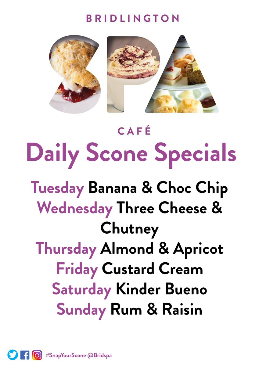 Bridlington Spa (@bridspa) on Twitter photo Here's our scones of the week! Here's our scones of the week!