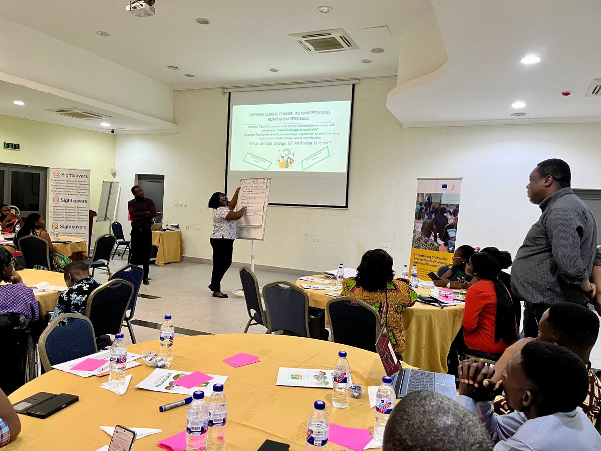 #Kasa, with support from <a href="/Sightsavers/">Sightsavers</a>, is leading efforts to include persons with disabilities in national and district-level #climatechange processes and programmes, towards achieving the Leave No One Behind agenda in the Ashanti Region through a two day workshop. #inclusion