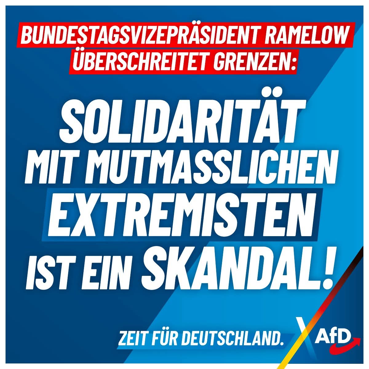 Wir wissen doch aus welcher Ecke der kommt das kann doch niemanden mehr überraschen 🤷🏻‍♂️