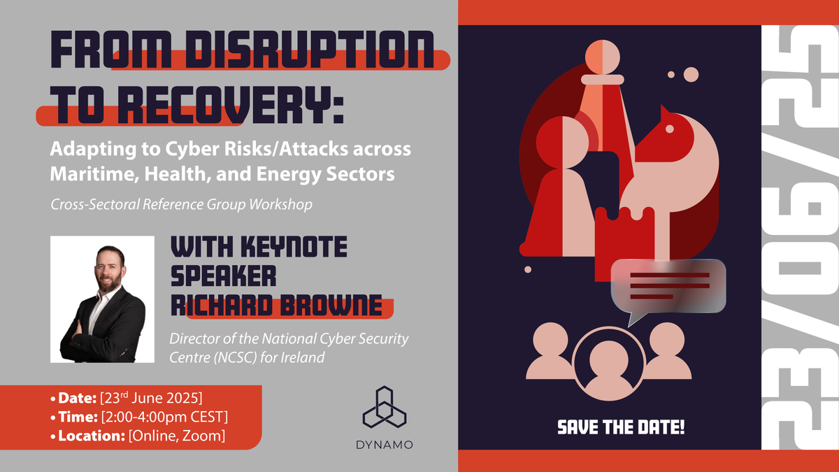 📢Richard Browne 📢, the Director of the National Cyber Security Centre (NCSC) in Ireland is our keynote speaker at the upcoming Stakeholder Reference Group (SRG) Webinar! 💡
🗓 Monday, 23rd June
🕑 14:00 – 16:00 CET
📍 Online
Register here lnkd.in/deDpGibB
#CyberSecurity