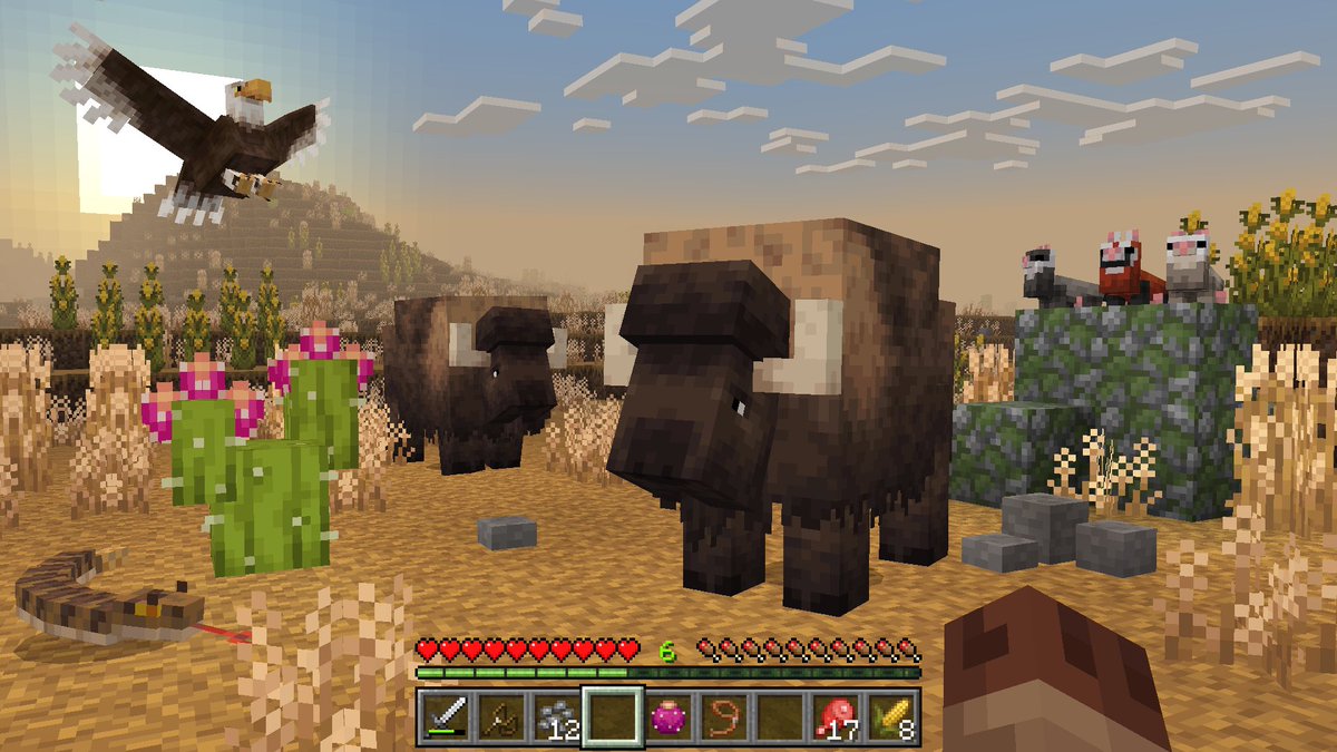 EternalCrtns's tweet image. 🦉Four fresh shots from BiomeCraft. Check it out if you haven’t already.
#Minecraft #Bedrock