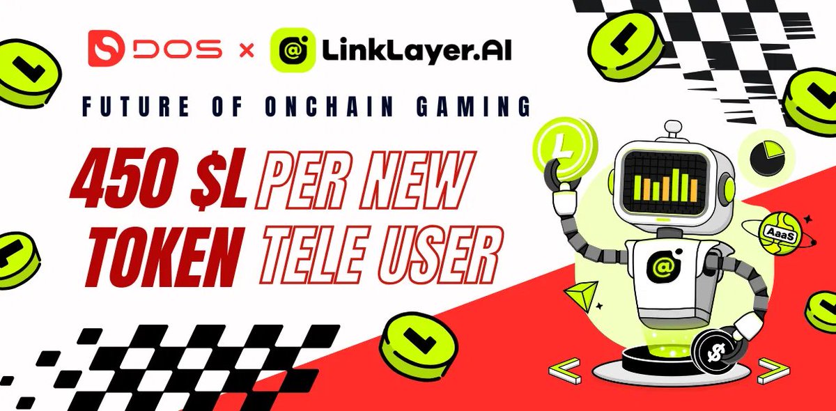 DOS Chain (@dos_chain) on Twitter photo 🚀 Future of Onchain Gaming: DOS Chain x <a href="/LinkLayerAI/">LinkLayerAI</a> with 450 $L token rewards for each users
app.galxe.com/quest/DOS/GChA…
About LinkLayer:
LinkLayer is an incentive protocol enabled by Trading Agent and AaaS.
The $L Token acts as a reward point within MiniApp ecosystem - earned 🚀 Future of Onchain Gaming: DOS Chain x <a href="/LinkLayerAI/">LinkLayerAI</a> with 450 $L token rewards for each users
app.galxe.com/quest/DOS/GChA…
About LinkLayer:
LinkLayer is an incentive protocol enabled by Trading Agent and AaaS.
The $L Token acts as a reward point within MiniApp ecosystem - earned
