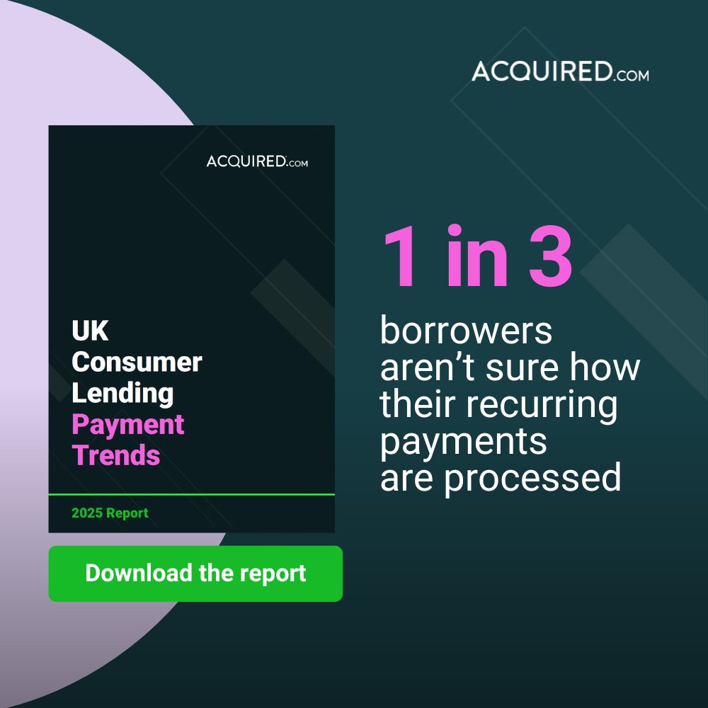 ❓ Is your lending repayment strategy built on preference or performance? Our latest data reveals a critical disconnect that could be impacting your bottom line.

🔗 Read more: acquired.com/preference-doe…

👉 Or download our UK Lending Payment Trends Report: acquired.lpages.co/consumer-lendi…