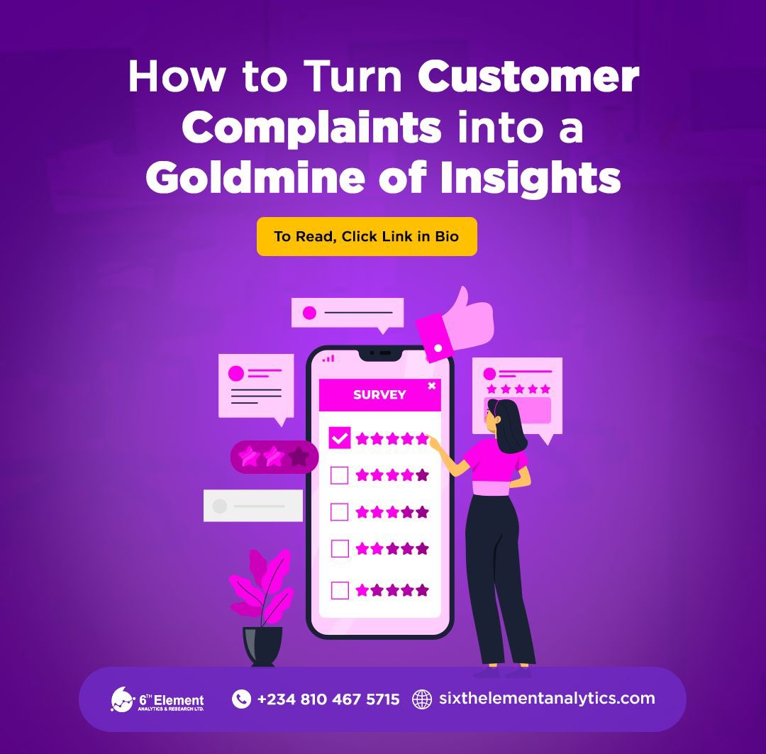 6th_element_'s tweet photo. Every complaint hides a clue. Learn how to turn negative feedback into powerful business insights that drive growth. Tap the link below to discover how!
https://t.co/qADrlNRqaR
.
.
.
#sixthelement
#Blogpost
#BusinessInsights
#DataDriven https://t.co/unj7sI7wkH