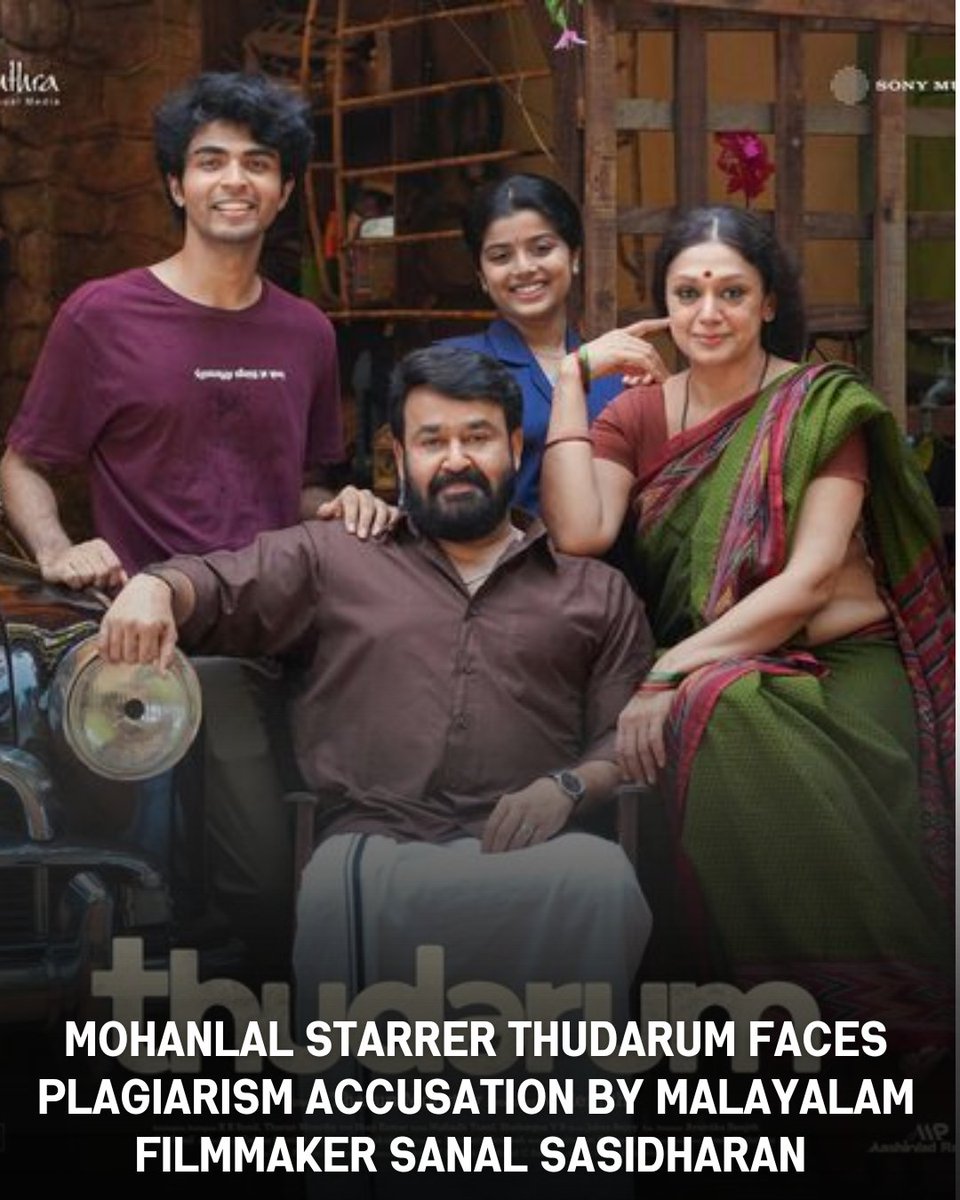 #Malayalam filmmaker #SanalSasidharan has accused the makers of #Mohanlal's film #Thudarum of allegedly plagiarising the screenplay of his yet-to-be-released film #Theeyattam.

#malyalamcinema #mohanlal #southactor #soutsuperstar #latestnews #trending