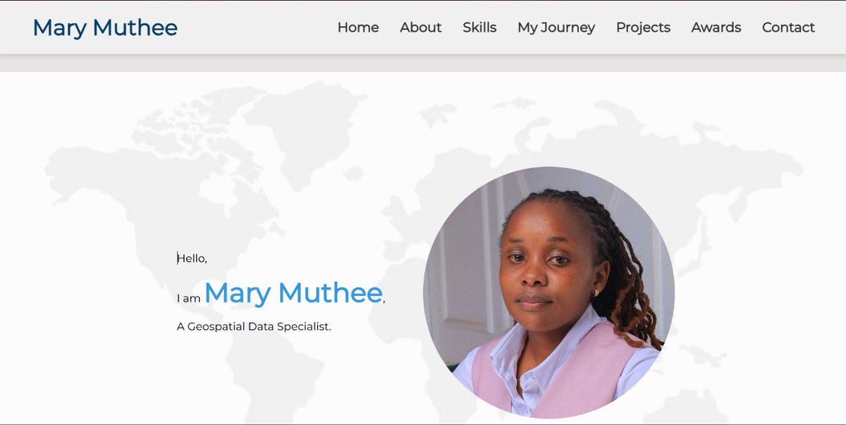 Mary Muthee (@_marymuthee) on Twitter photo Some years back, I tried doing #development but made no progress. Joining my current workplace <a href="/LocateIT_KE/">LocateIT_KE</a> reignited that spark. I’ve built my portfolio (marymuthee.github.io/my-portfolio/) with #HTML & #CSS and now learning #JavaScript!
Grateful to @KevinKi69601686 for the mentorship Some years back, I tried doing #development but made no progress. Joining my current workplace <a href="/LocateIT_KE/">LocateIT_KE</a> reignited that spark. I’ve built my portfolio (marymuthee.github.io/my-portfolio/) with #HTML & #CSS and now learning #JavaScript!
Grateful to @KevinKi69601686 for the mentorship