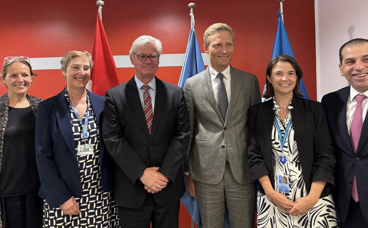 WFP Danmark (@wfp_dk) on Twitter photo Thank you <a href="/DanishMFA/">Denmark MFA 🇩🇰</a>🇩🇰 for productive high-level consultations in Rome.
We discussed the impact of Denmark’s record-high support in 2024, joint priorities for the Diplomatic Super Year and welcomed the new Ambassador for a strong start to a deeper partnership. 🤝 #ZeroHunger Thank you <a href="/DanishMFA/">Denmark MFA 🇩🇰</a>🇩🇰 for productive high-level consultations in Rome.
We discussed the impact of Denmark’s record-high support in 2024, joint priorities for the Diplomatic Super Year and welcomed the new Ambassador for a strong start to a deeper partnership. 🤝 #ZeroHunger