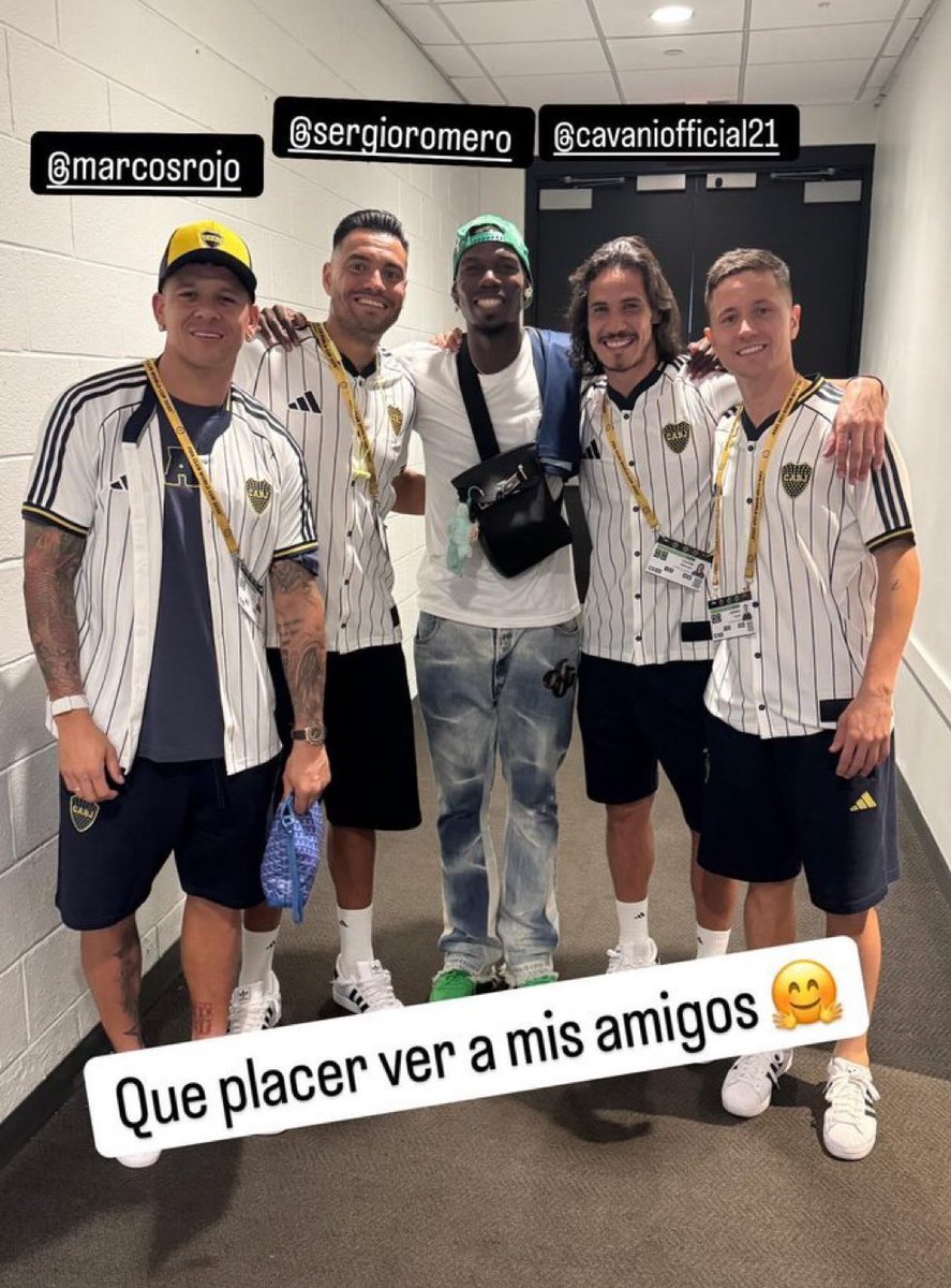 🚨📸 | Paul Pogba via Instagram:

"What a pleasure to see my friends 🤗"