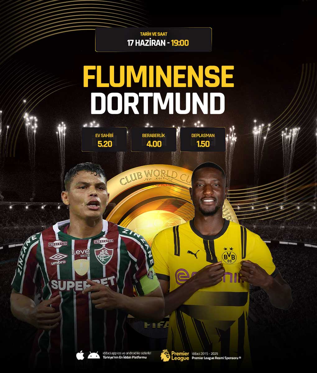📢 Farklı Kazanmak İsteyenlerin Adresi İddacıda Yerinizi Alın❗️

⚽️ #Fluminense    🆚  #BorussiaDortmund   

🎯Bu heyecanlı maçlarda sende yerini al ve #iddacı ‘da kazanmak için hemen kaydol. Muhteşem Karşılaşma Sizlerle!⚽️🔥

📲 Şimdi Katıl: iddaci694.com
